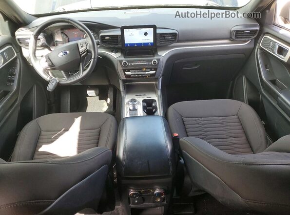 1FMSK7DH0LGC30544 2020 FORD EXPLORER Black Вид панелі приладів