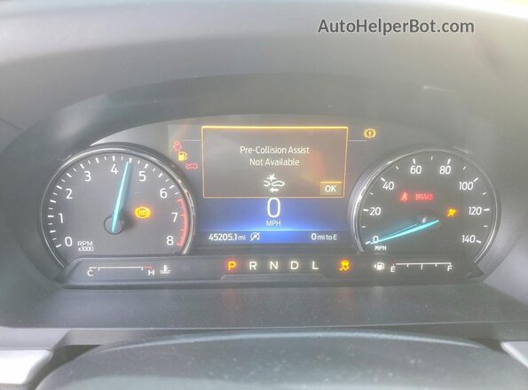 1FMSK7DH0RGA28814 2024 FORD EXPLORER Черный Вид щитка приборов