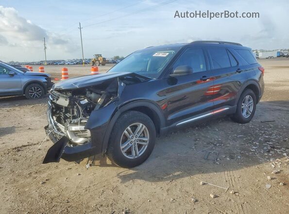 1FMSK7DH0RGA28814 2024 FORD EXPLORER Черный Передняя левая четверть