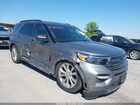 2021 Ford Explorer Xlt Gray vin: 1FMSK7DH1MGA61314