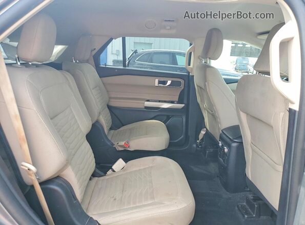 1FMSK7DH1MGA87203 2021 FORD EXPLORER Серый Вид задней части салона