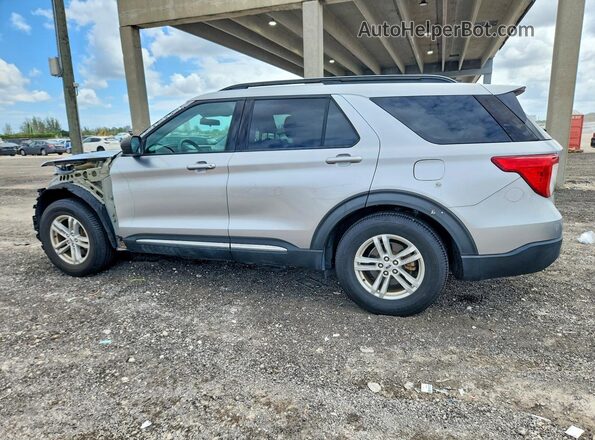 1FMSK7DH1MGC22986 2021 FORD EXPLORER Серебряный Задняя левая четверть