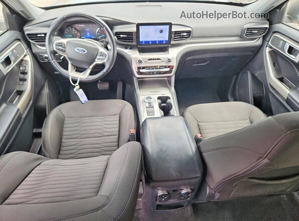 1FMSK7DH1MGC22986 2021 FORD EXPLORER Серебряный Вид панели приборов