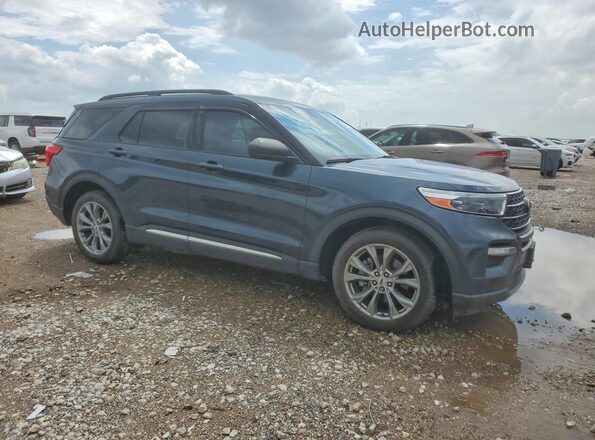 1FMSK7DH1NGA81130 2022 FORD EXPLORER Blue Przód prawy
