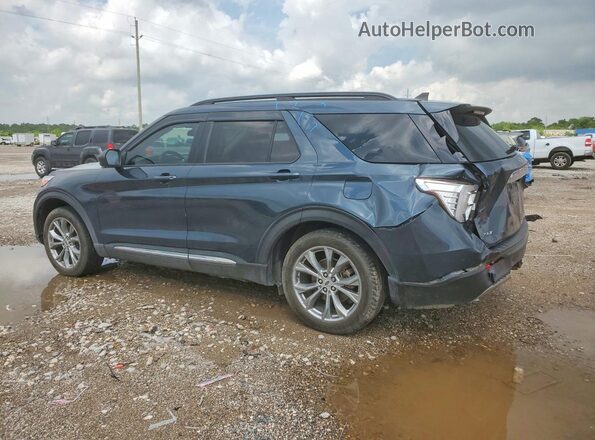 1FMSK7DH1NGA81130 2022 FORD EXPLORER Blue Tył lewy