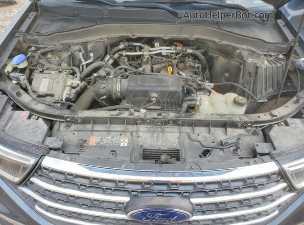1FMSK7DH1NGA81130 2022 FORD EXPLORER Blue Widok komory silnika