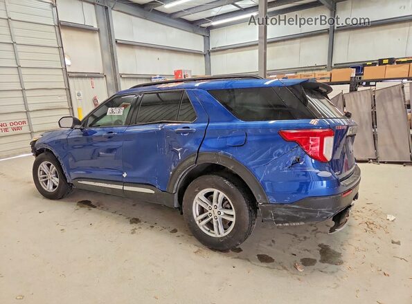 1FMSK7DH2LGA91856 2020 FORD EXPLORER Синий Задняя левая четверть