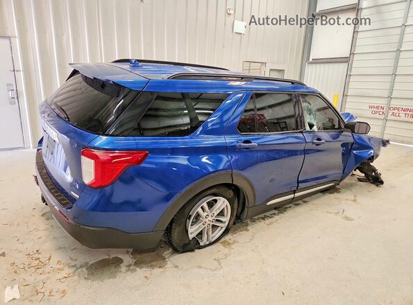 1FMSK7DH2LGA91856 2020 FORD EXPLORER Синий Задняя правая четверть