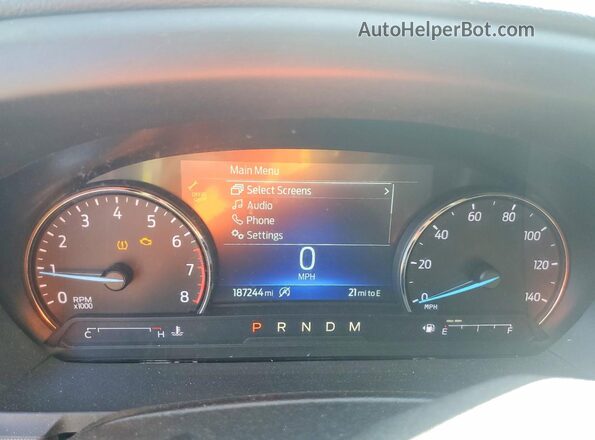 1FMSK7DH2LGB15363 2020 FORD FORD EXPLORER Черный Вид щитка приборов