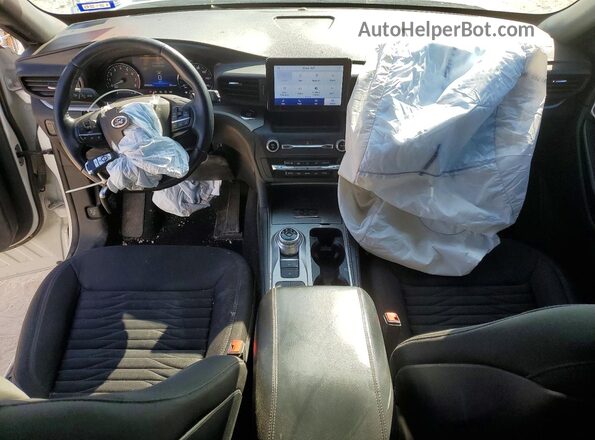 1FMSK7DH2LGB51599 2020 FORD EXPLORER Белый Вид панели приборов