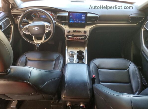 1FMSK7DH2MGB67027 2021 FORD EXPLORER Charcoal Widok deski rozdzielczej