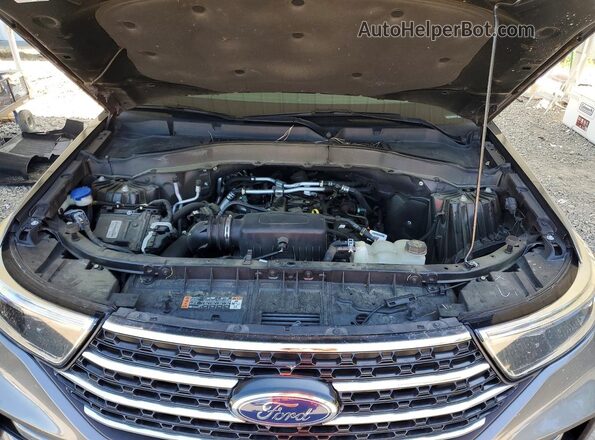 1FMSK7DH2MGB67027 2021 FORD EXPLORER Charcoal Widok komory silnika