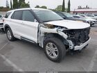 2022 Ford Explorer Xlt White vin: 1FMSK7DH2NGA35158