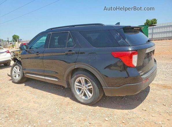 1FMSK7DH2NGC03381 2022 FORD EXPLORER Черный Задняя левая четверть