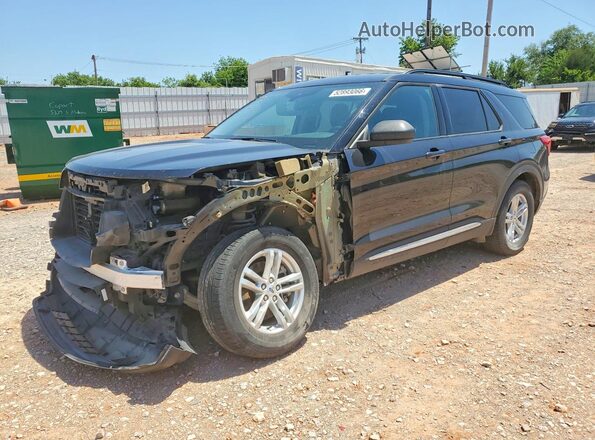 1FMSK7DH2NGC03381 2022 FORD EXPLORER Черный Передняя левая четверть