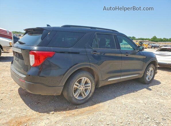 1FMSK7DH2NGC03381 2022 FORD EXPLORER Черный Задняя правая четверть