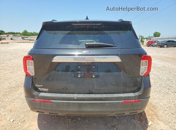 1FMSK7DH2NGC03381 2022 FORD EXPLORER Черный Вид сзади