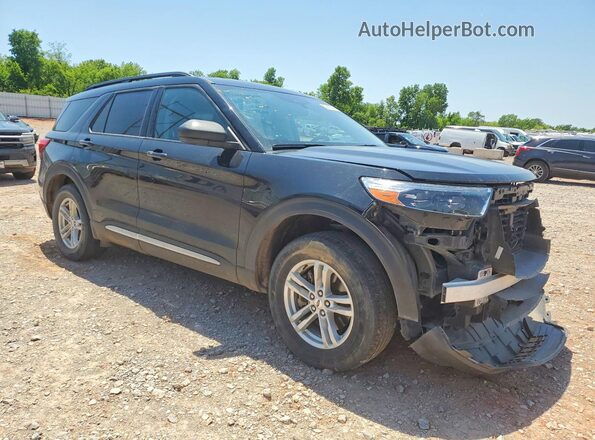 1FMSK7DH2NGC03381 2022 FORD EXPLORER Черный Передняя правая четверть