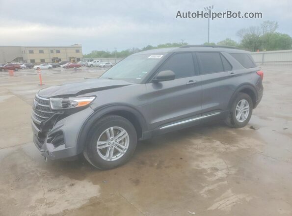 1FMSK7DH2NGC49499 2022 FORD EXPLORER Угольный Передняя левая четверть