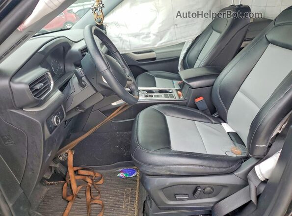 1FMSK7DH2PGB81241 2023 FORD EXPLORER Black წინა სალონის ხედი