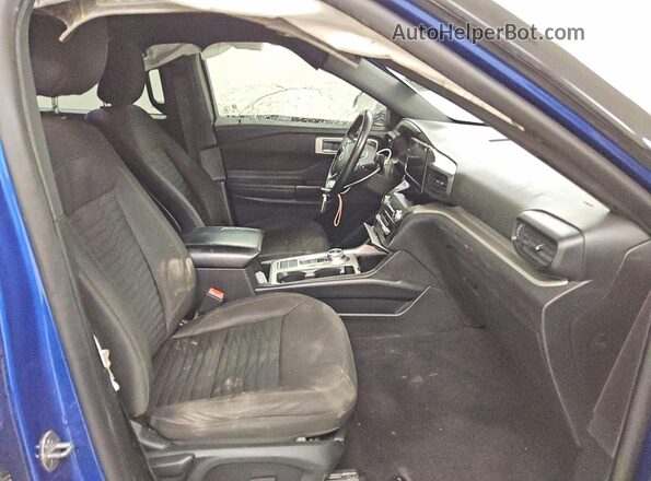 1FMSK7DH3LGC27783 2020 FORD EXPLORER Blue Front interior view