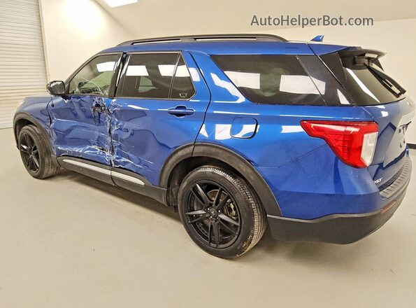 1FMSK7DH3LGC27783 2020 FORD EXPLORER Blue Rear left