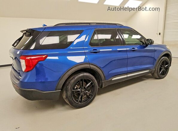 1FMSK7DH3LGC27783 2020 FORD EXPLORER Blue Rear right