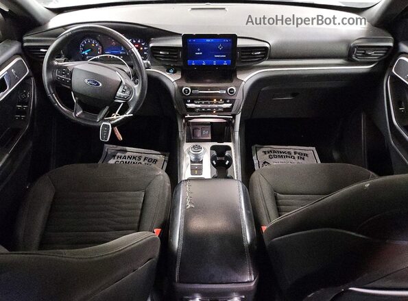 1FMSK7DH3LGC27783 2020 FORD EXPLORER Blue Dashboard view