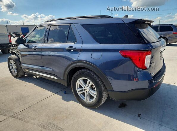 1FMSK7DH3MGA60522 2021 FORD EXPLORER Blue Հետևի ձախ