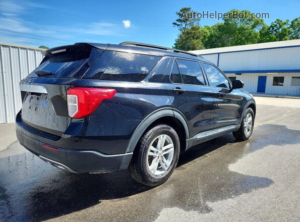 1FMSK7DH3NGA51420 2022 FORD EXPLORER Черный Задняя правая четверть