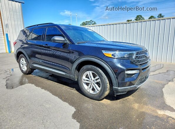 1FMSK7DH3NGA51420 2022 FORD EXPLORER Черный Передняя правая четверть