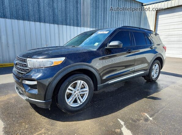 1FMSK7DH3NGA51420 2022 FORD EXPLORER Черный Передняя левая четверть