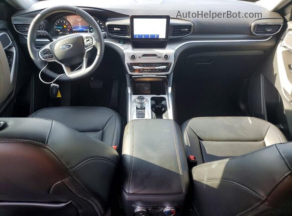 1FMSK7DH4MGC09990 2021 FORD FORD EXPLORER Silver Вид панелі приладів