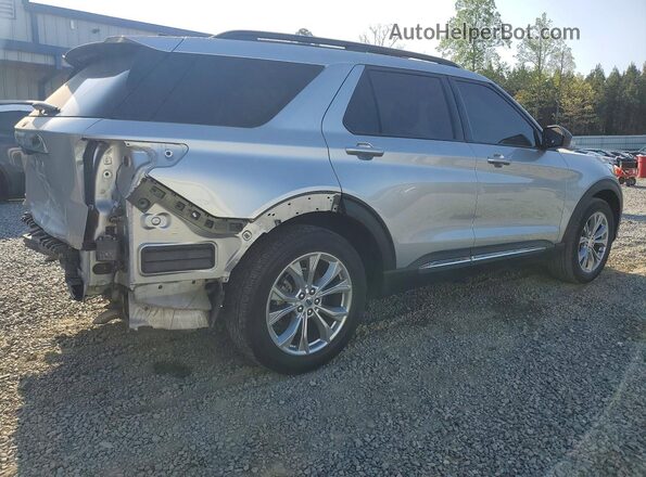 1FMSK7DH4MGC09990 2021 FORD FORD EXPLORER Silver Задня права чверть
