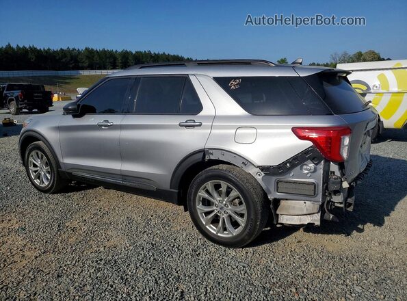 1FMSK7DH4MGC09990 2021 FORD FORD EXPLORER Silver Задня ліва чверть