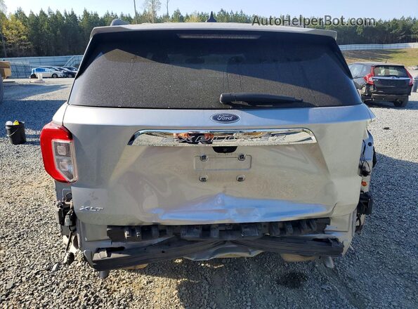 1FMSK7DH4MGC09990 2021 FORD FORD EXPLORER Silver Вид ззаду