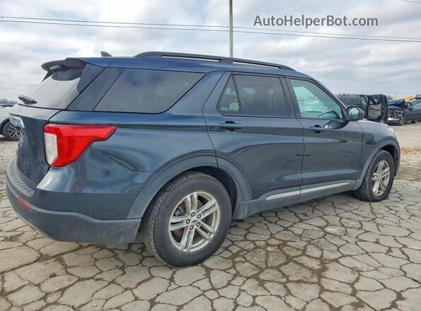 1FMSK7DH4NGC47348 2022 FORD EXPLORER Серый Задняя правая четверть