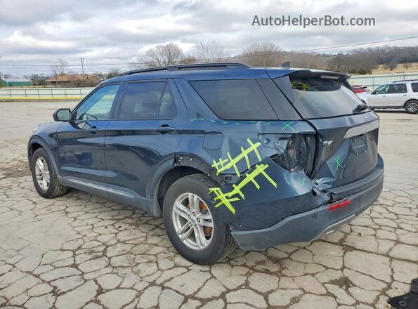 1FMSK7DH4NGC47348 2022 FORD EXPLORER Серый Задняя левая четверть
