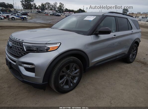 1FMSK7DH4PGA13536 2023 FORD EXPLORER Серебряный Передняя левая четверть