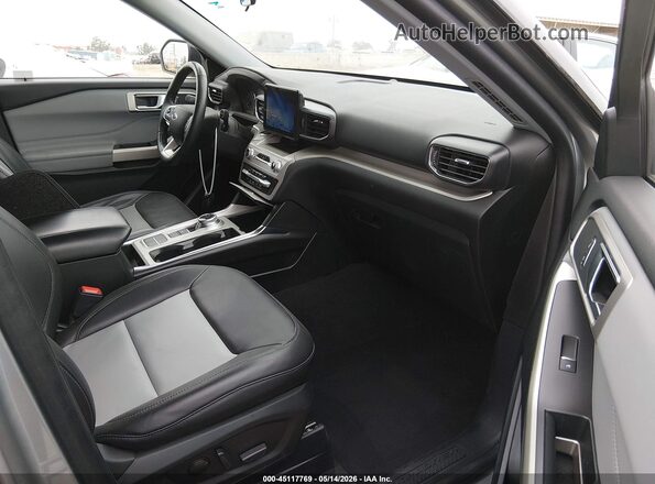 1FMSK7DH4PGA13536 2023 FORD EXPLORER Серебряный Вид салона спереди
