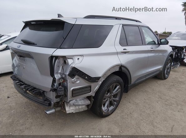1FMSK7DH4PGA13536 2023 FORD EXPLORER Серебряный Задняя правая четверть