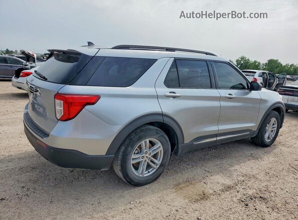 1FMSK7DH4RGA38018 2024 FORD EXPLORER Серебряный Задняя правая четверть