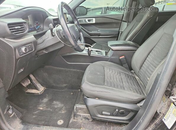 1FMSK7DH6LGA51022 2020 FORD EXPLORER Black წინა სალონის ხედი