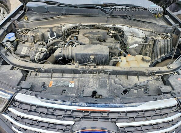 1FMSK7DH6LGA51022 2020 FORD EXPLORER Black ძრავის განყოფილების ხედი