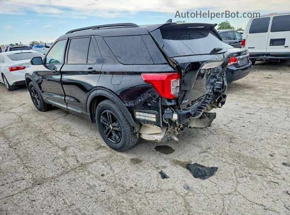 1FMSK7DH6LGA51022 2020 FORD EXPLORER Black უკანა მარცხენა