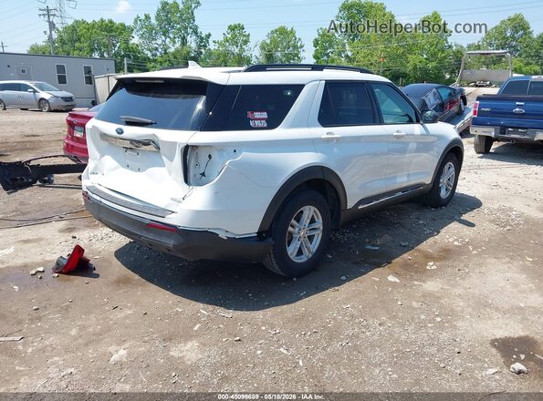 1FMSK7DH6LGC77867 2020 FORD EXPLORER Белый Задняя правая четверть