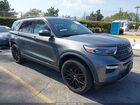 2021 Ford Explorer Xlt Gray vin: 1FMSK7DH6MGA05739