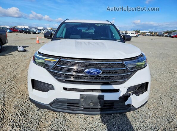 1FMSK7DH6MGC29108 2021 FORD EXPLORER Белый Вид спереди