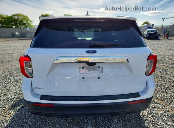 1FMSK7DH6MGC29108 2021 FORD EXPLORER Белый Вид сзади
