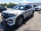 2022 Ford Explorer Xlt Серебряный vin: 1FMSK7DH6NGA75713